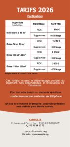 fiche tarifs particuliers 2026