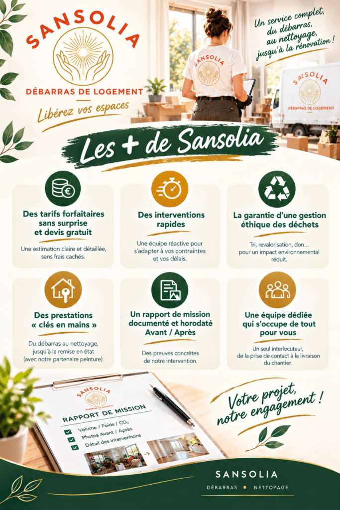 Débarras de logement après décès ou succession en Gironde par Sansolia